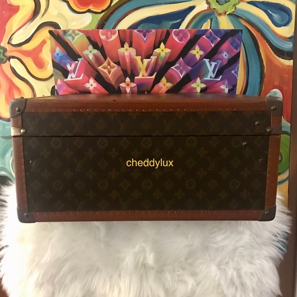 🛑SOLD🛑😍🥰😘Authentic Rare Vintage Louis Vuitton Trunk - Picture 4 of 14